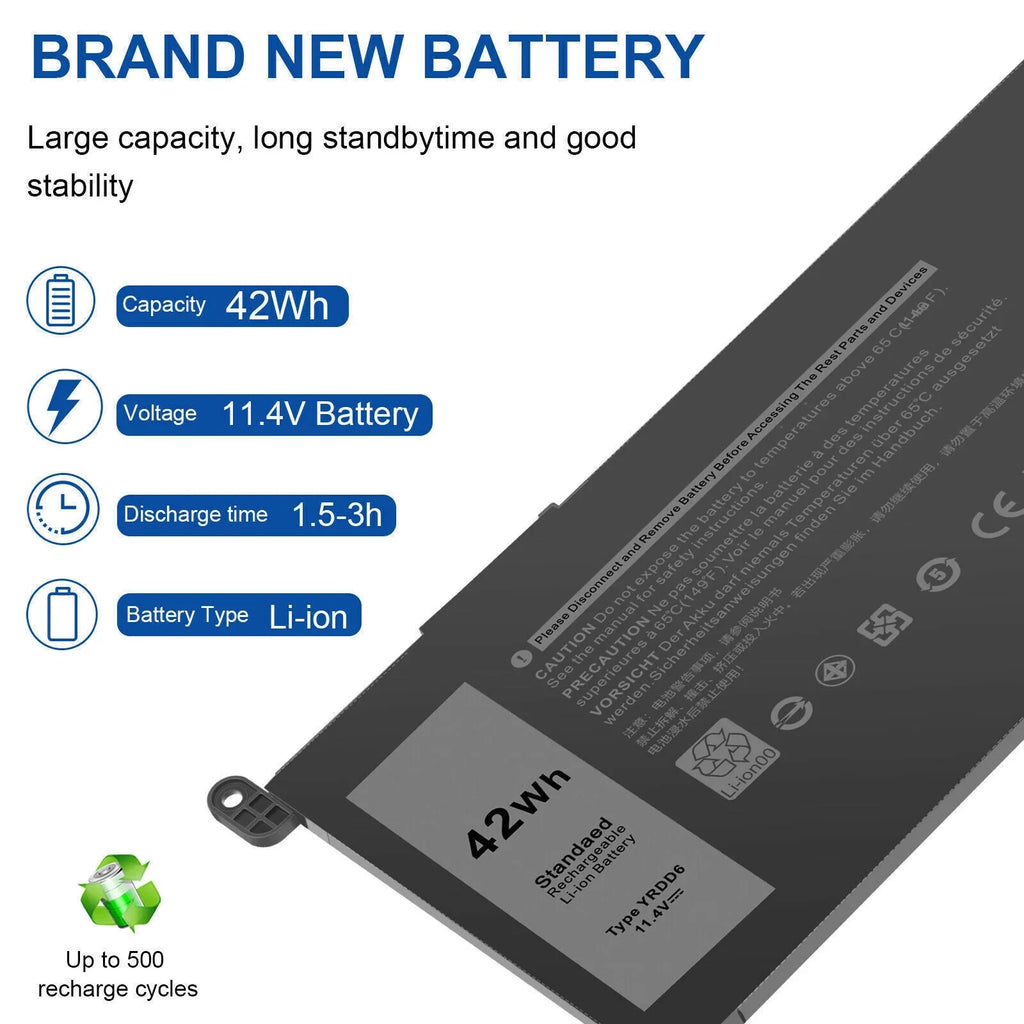Battery for 5581,Vostro YRDD6 Vostro 5590 5481 3491 5490