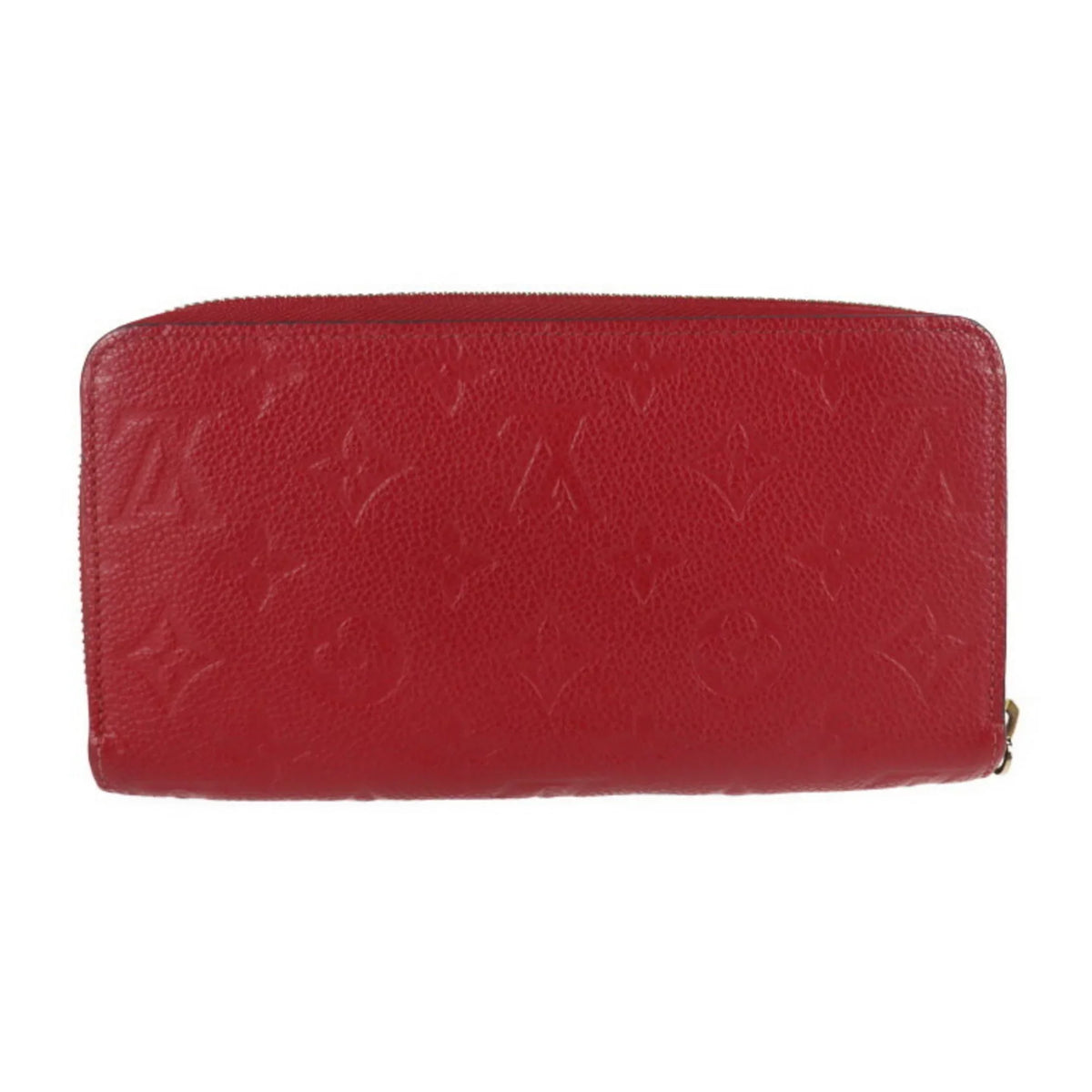 Monogram Implant Vuitton Round Zippy Louis Pre-Owned Around Cerise Zipper LOUIS M60737 Wallet Long Zip (Good) VUITTON