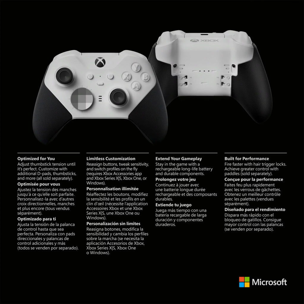 Headset Wireless with & Xbox Xbox Cleaning Kit 2 Series Elite -White Controller