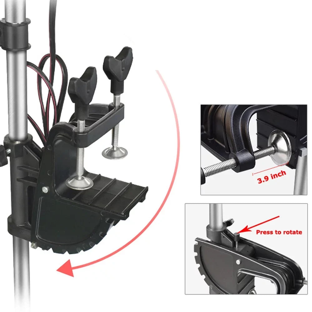 Outboard Motor Electric Outboard 24V Thrust Trolling Motor 240lbs Saltwater PreAsion Electric Engine