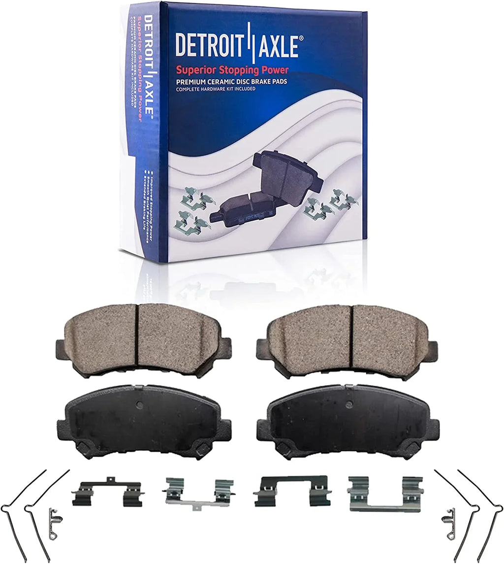 Lugs 2012 for Rear Brakes Replacement Rogue 2010 Ceramic Kit 5 2011 2013 Brake Brake 2008 Axle 2009 Front Rotors Detroit 08-13 Disc Pads - Nissan and
