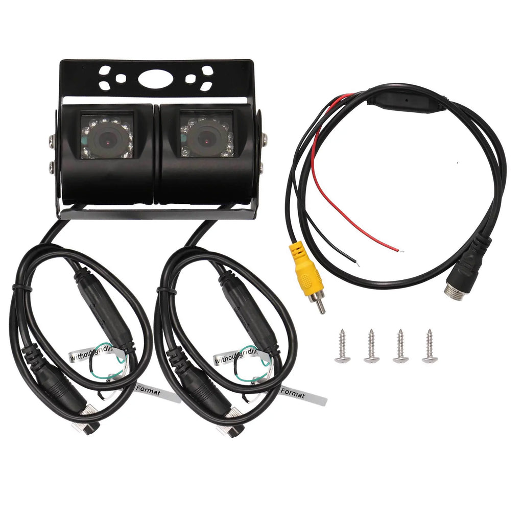 12 Adjustable Commercial LED iBeam IR TE-CCDL1 Camera Universal Dual-View