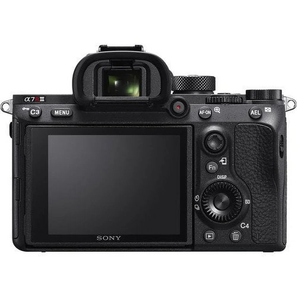 Lens, Sony 24-70mm Camera Essential Plus , Card ILCE7RM3/B III FE Card, Reader 64GB Sony Battery, Alpha Bag, Memory a7R Soft Additional Mirrorless With Accessories