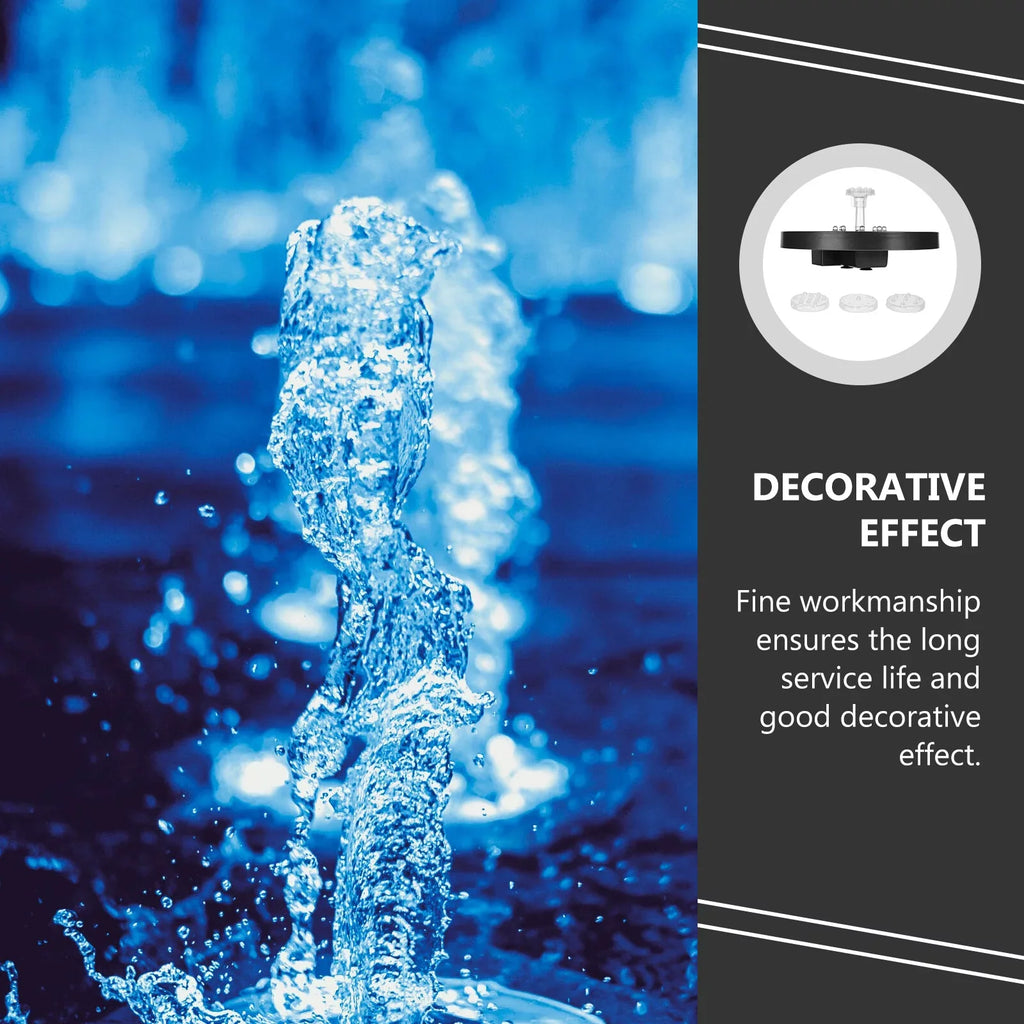 Light Outdoor Fountain Creative Fountain set Fountain with of Solar Guichaokj 1 LED Pond