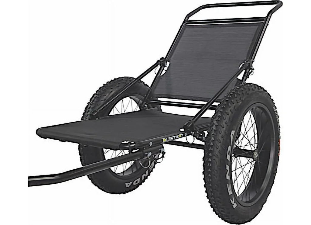2 Cargo FKA-15888 QuietKat Cart Black, Wheel,
