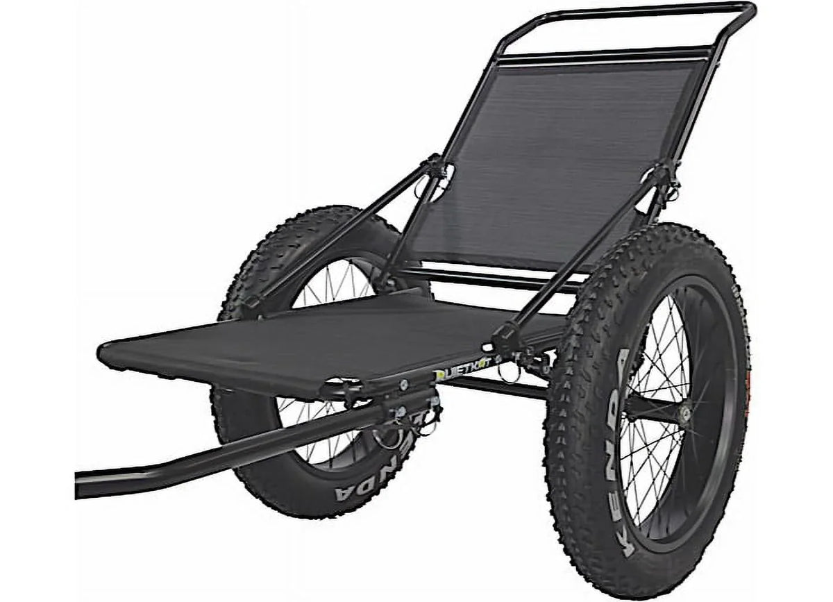 2 Cargo FKA-15888 QuietKat Cart Black, Wheel,