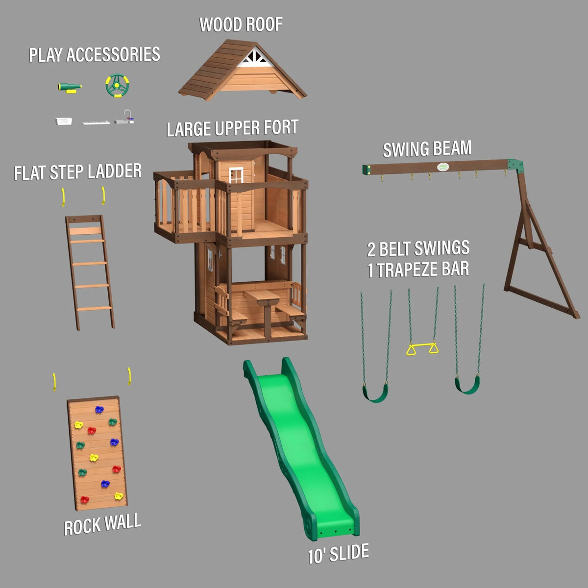 Triumph Swing Backyard Set Discovery Mount