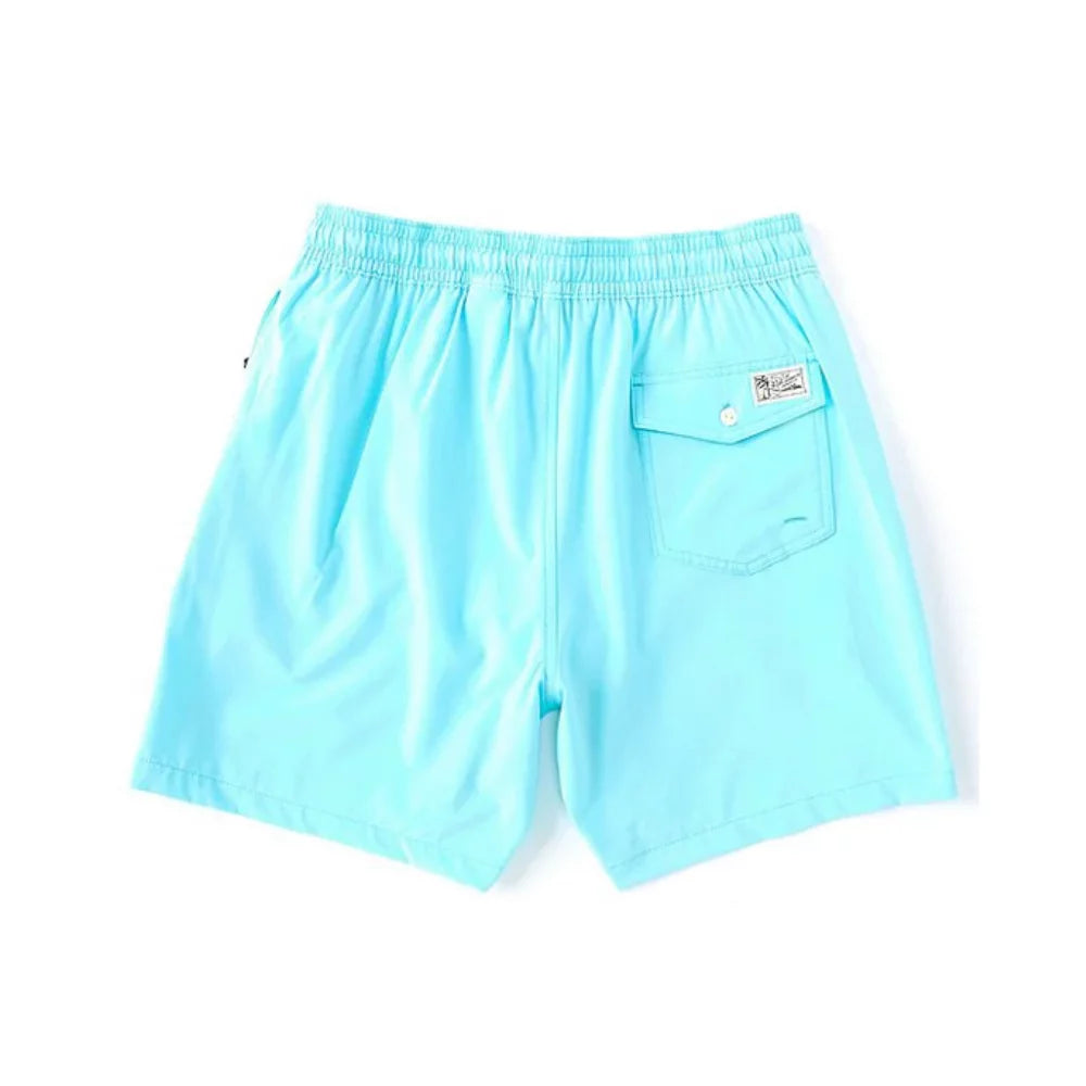 Solid 5.75 Traveler Ralph Trunks HAMMOND BLUE Inseam Lauren Polo Swim L