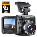 Dash LCD with Cam Vision, Cam,4K 170° GPS, Night 2" Parking Angle, Wide Front WDR, Camera Screen Car Dash TOGUARD Mode, G-Sensor