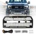 Bumper for Black 2009-2014 Ford Front Style Grille F150 Raptor Grill F-150 Hood