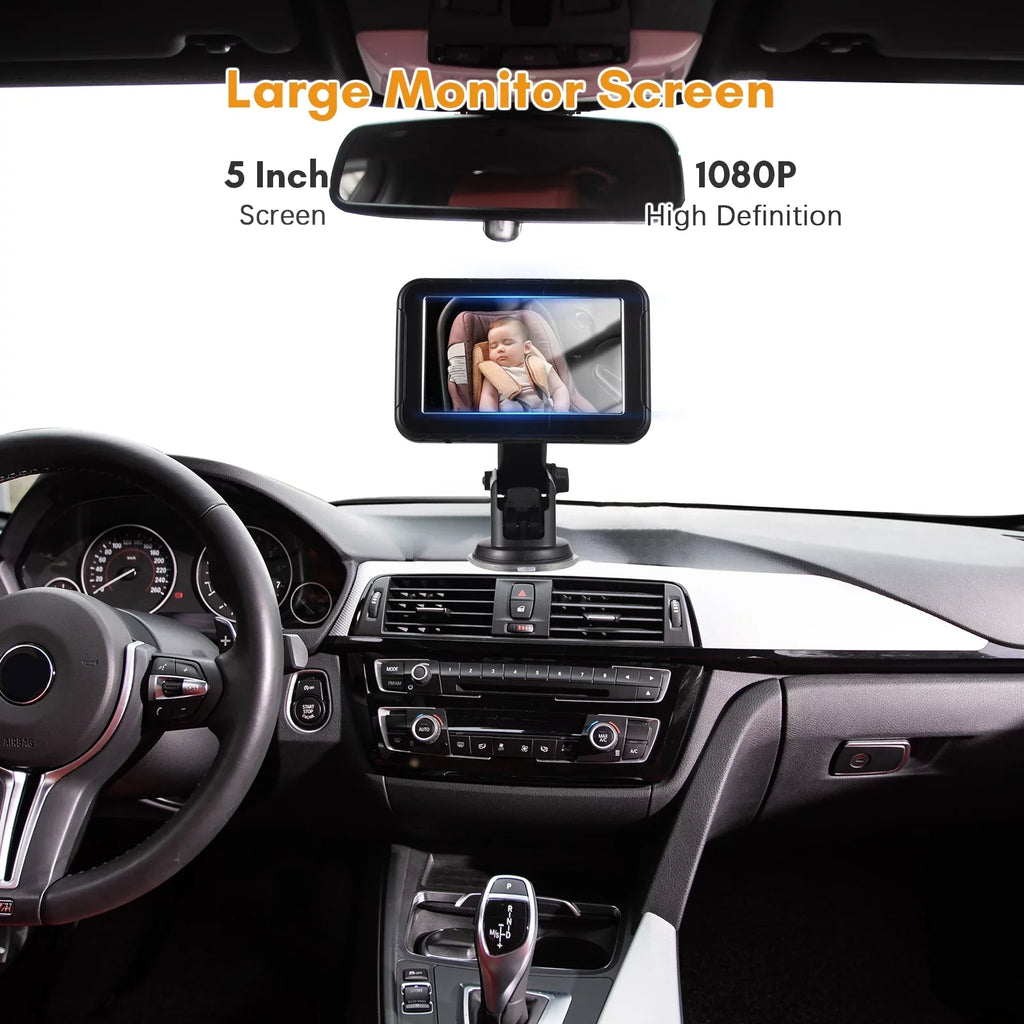Vision Mirror View Monitor Baby Seat Seat Mirror Baby Display Display 5 Car Baby Inch Car Seat Car Seat View Rear Invigilator,Camera Car Camera Wide 5 Wide Dazzduo 150° Monitor 150° Baby 5 Inch
