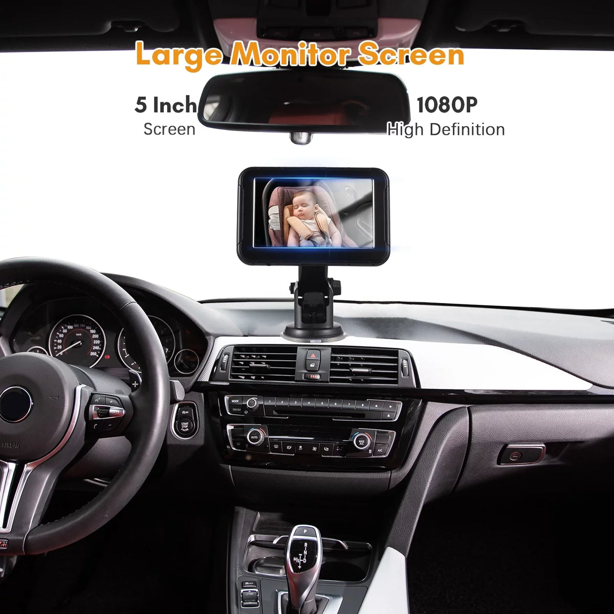 Vision Mirror View Monitor Baby Seat Seat Mirror Baby Display Display 5 Car Baby Inch Car Seat Car Seat View Rear Invigilator,Camera Car Camera Wide 5 Wide Dazzduo 150° Monitor 150° Baby 5 Inch