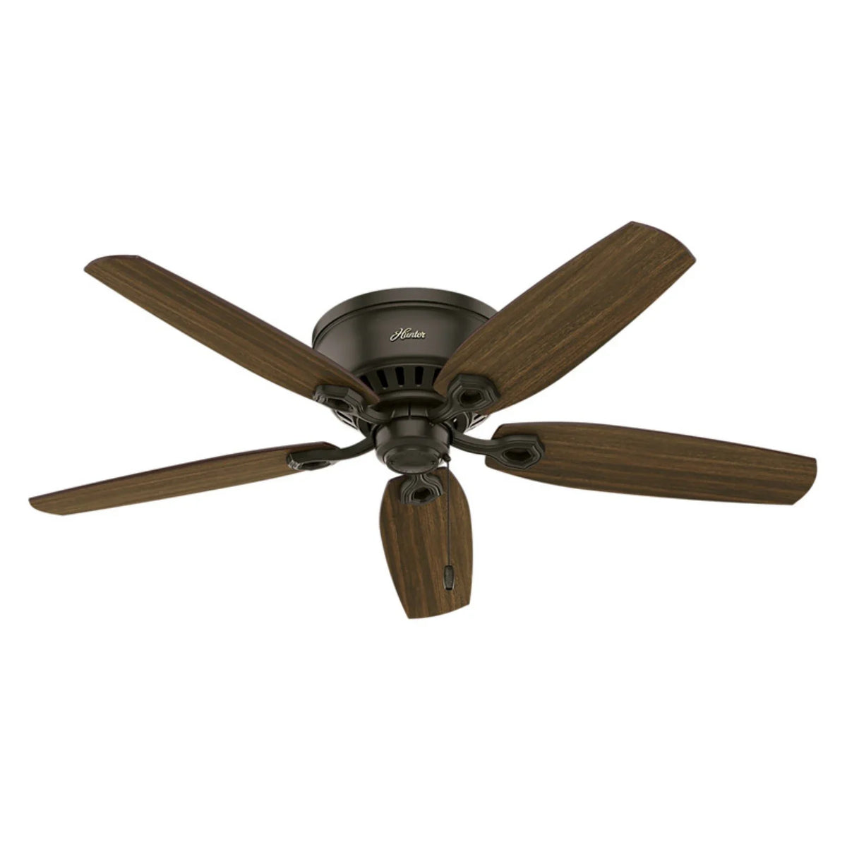 Pull Profile Snow Fan Fan 52" White Company Hunter w/ Ceiling Chain, Builder Low