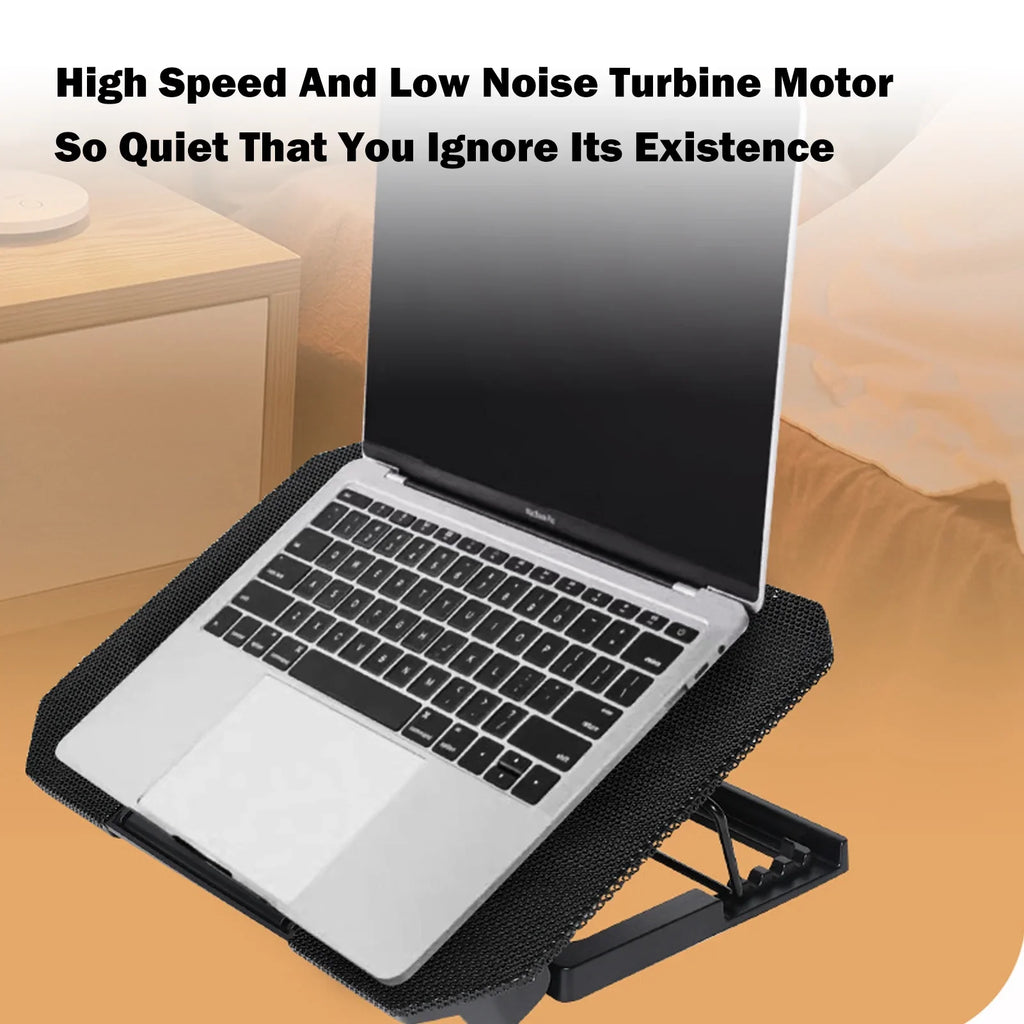 Htovila Fan Ports Adjustable and 10-15.6 2 Cooling Fan, Laptop with USB Strength Inch