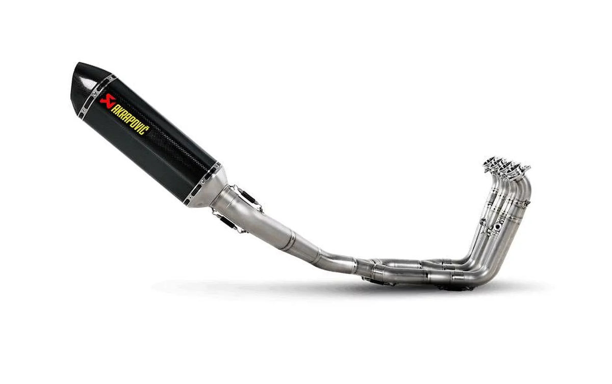 '- Fiber System Muffler Line Carbon S-B10R1-RC Akrapovic Full Racing Exhaust