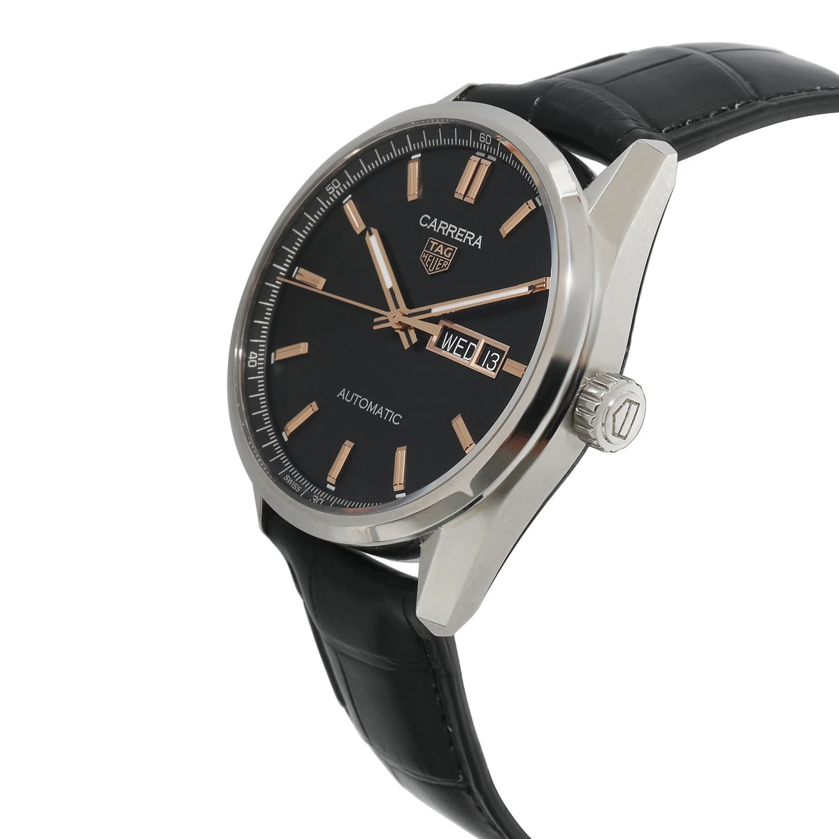 Men's in Tag Carrera Heuer Pre-Owned Watch WBN2013.FC6503 Steel Stainless