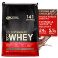Extreme 10 Nutrition, Milk lb, Standard Servings Gold Chocolate, 100% Whey Powder, 141 Optimum Protein
