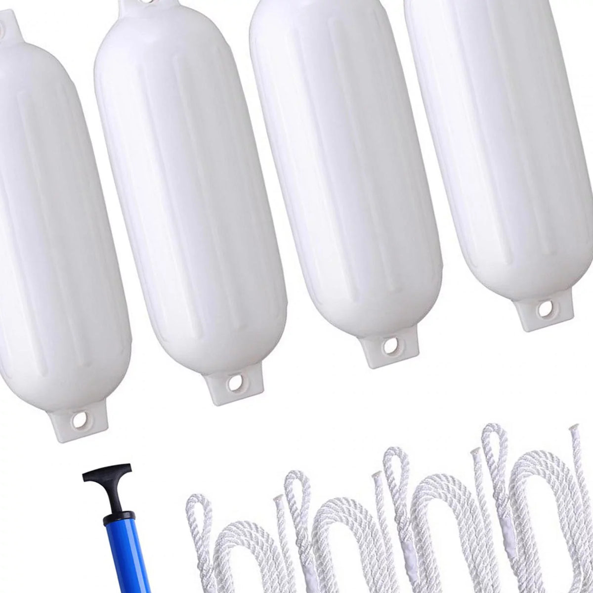 Air with Boats, Pin, Pontoon Protection Inflatable 4Pcs s, for Docking Boat Inflatable Marine Pump, Marine Boat