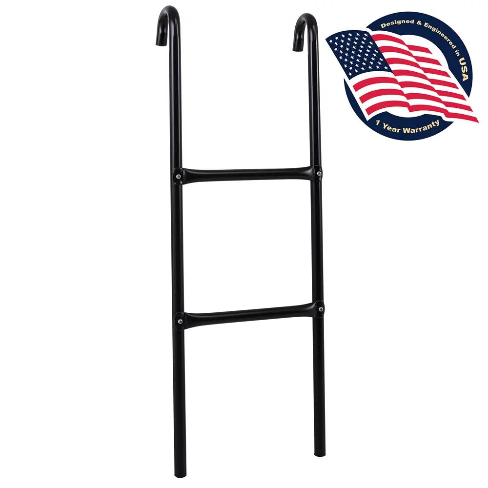 Resistant x Ladder Trampoline Trampoline 39.8’’ Galvanized 4.7’’ Safety x -inches Weather Steel 13.0’’ 2 SereneLife Step Climbing