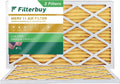 MERV AC 11 Air HVAC Pleated (2-Pack) Filterbuy 14x24x1 Filters Furnace