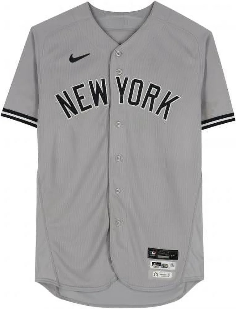 Cleveland York #65 vs. Yankees Jersey New October Certified 2022 - Gray Authentic 16, on Indians Player-Worn Fanatics Nestor Cortes