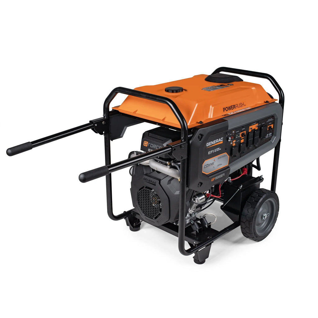 with Generac 8917 Start Electric - Portable Watt 50ST GP18000E COSense Powered Gas 18000 Generator