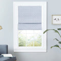 Blackout Roman Blue Esme Exclusive Slate Total Shade, Home 34"x64",
