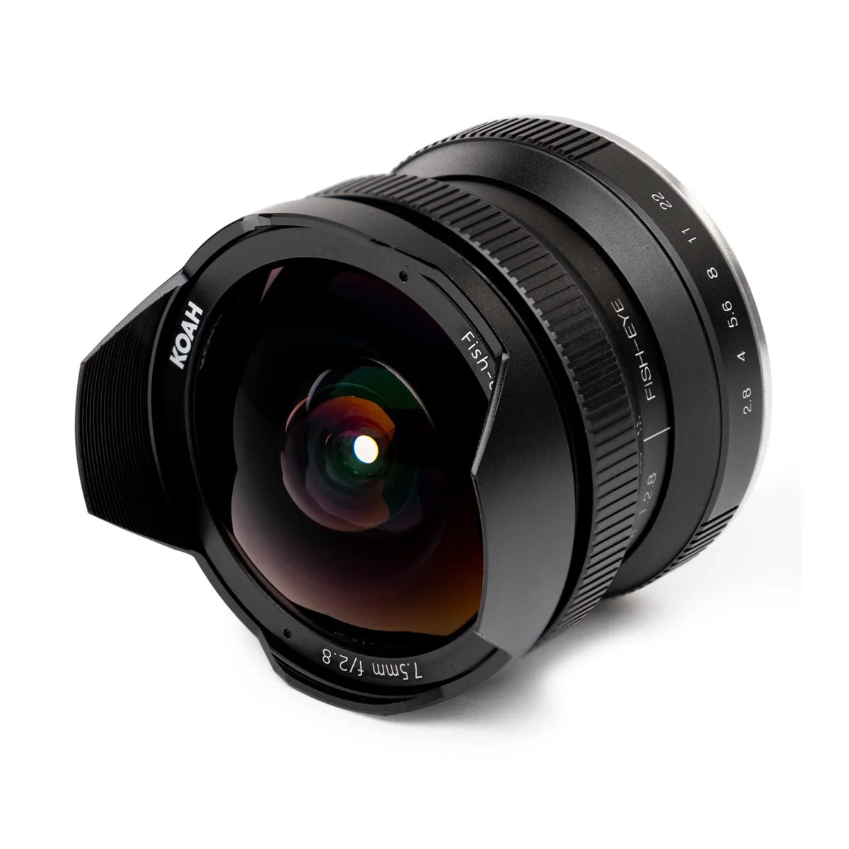 Fisheye EF-M Wide-Angle f/2.8 Canon 7.5mm Mount Koah Artisans Series Lens for