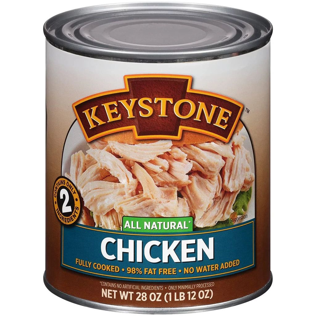 Natural Camping Hiking of Chicken and Eat- (12 Survival All Pack) Can Pack to 12 Keystone Ready For Backpacking 28 Food Emergency Cans oz