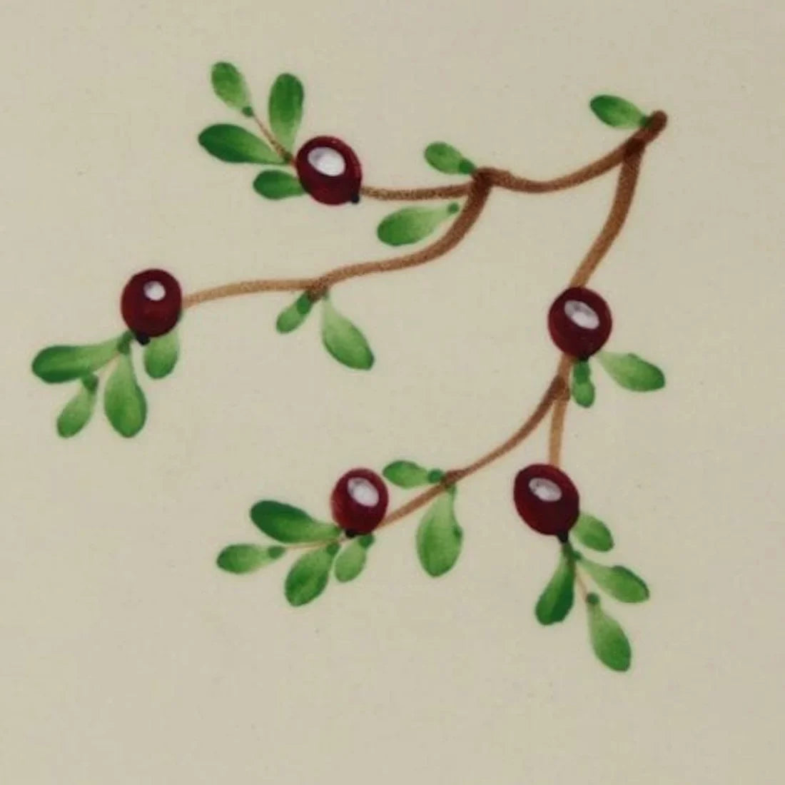 Cranberry Self 2pc Pot Painted Watering, Violet Hand - African Ceramic