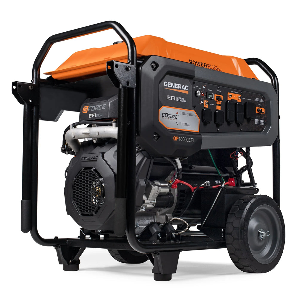 with Generac 8917 Start Electric - Portable Watt 50ST GP18000E COSense Powered Gas 18000 Generator