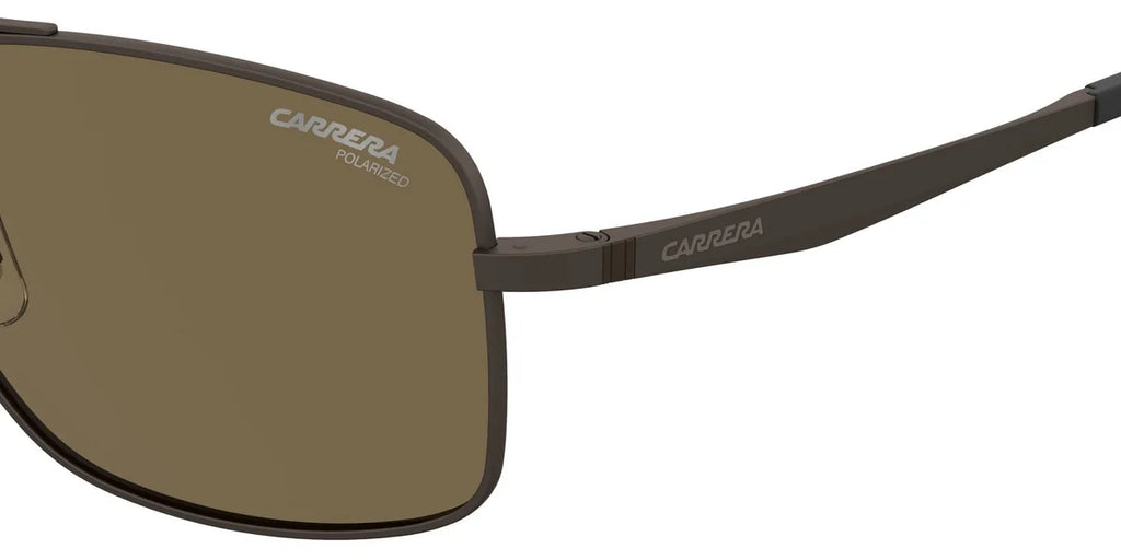 Carrera Bronze Men's 8040/S 009Q/SP Rectangular CARRERA Sunglasses Polarized 60