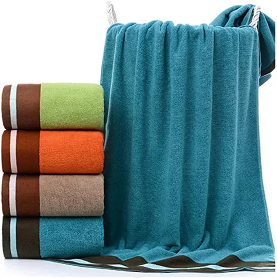 Cotton Towels Bath Bathroom,Blue Sets for Towel Towels Hand Bath Absorbent Bath Soft 3 Luxury Nvzi Combed Towels Towel Bath Sheets Bathroom Piece Set, Shower