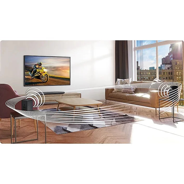 Wireless of Shelf Kit Pack Soundbar Wall Samsung SWA-9100S Rear Expansion Stands 3 Theater Surround Bundle Deco Home Sound Speaker Mount 2.0ch SWA-9100S/ZA for Gear with