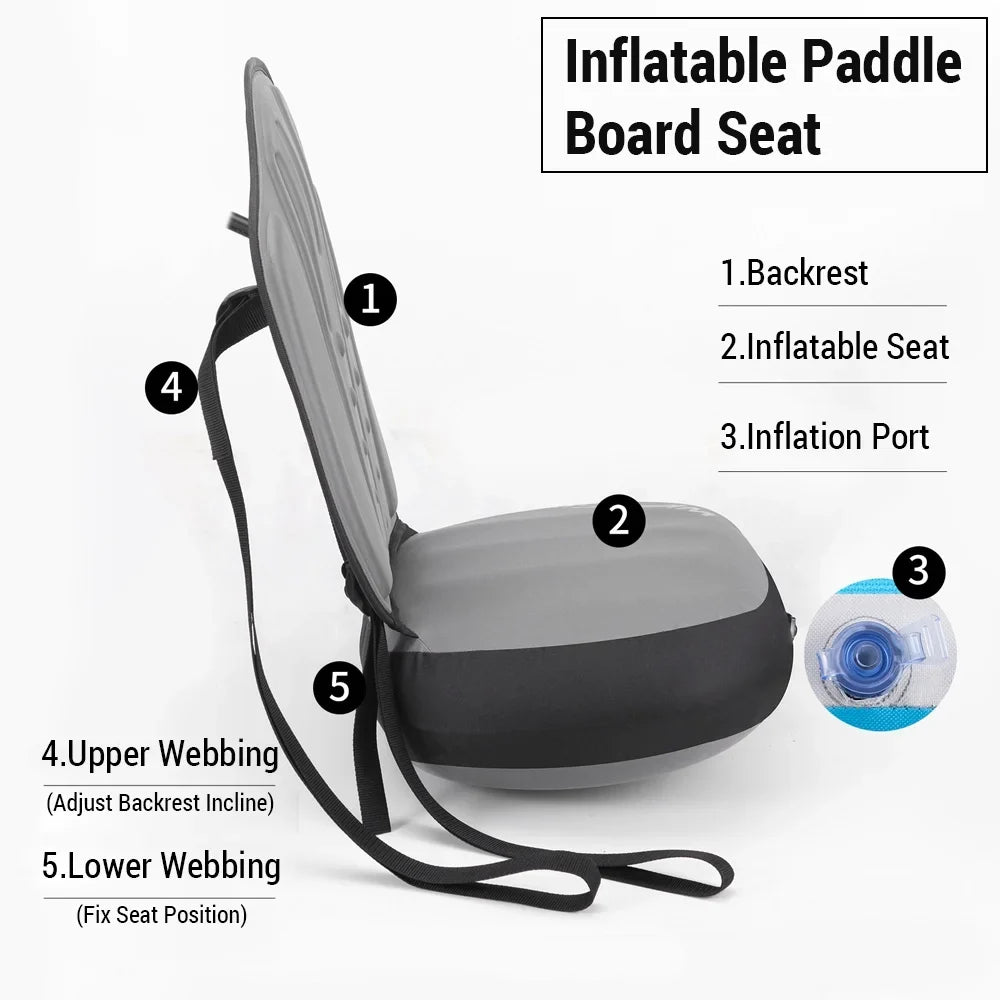Back Comfort Ultimate - for Adjustable Support Detachable and Seat Kayak Arealer
