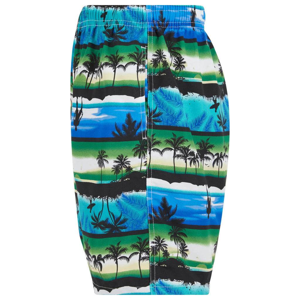 Beach Swimming Large iBerryNY Palm Trunks 2 Mesh Mens Sunset/Fruits, Lining, Pairs, Shorts,