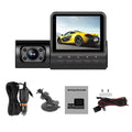 Rearview Car Car Auto Safety Walmeck Car WDR Video Car Car ty Clear HDR Dash Cam Cameras Rearview Dash Auto 2in Car 170°Wide Auto Camera Camera Dash Camera,Clear 3 Cameras QISUO Cam 2in Video Mirror