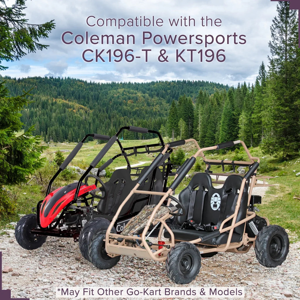 Steering the Coleman Spindle for AlveyTech (Left) Knuckles 6.5 Accessories, KT196 Go-Karts Hp, 196cc