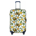 Suitcase Suitcase And Protector- Cover Luggage Kll Flower Bees Cover