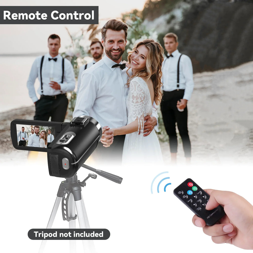 Digital Camera, Full Vlogging Remote IR 2 Vision Night 30FPS SEREE Camcorder Camera for HD Film Youtube 30.0 MP 2.7K Video Batteries, Camera