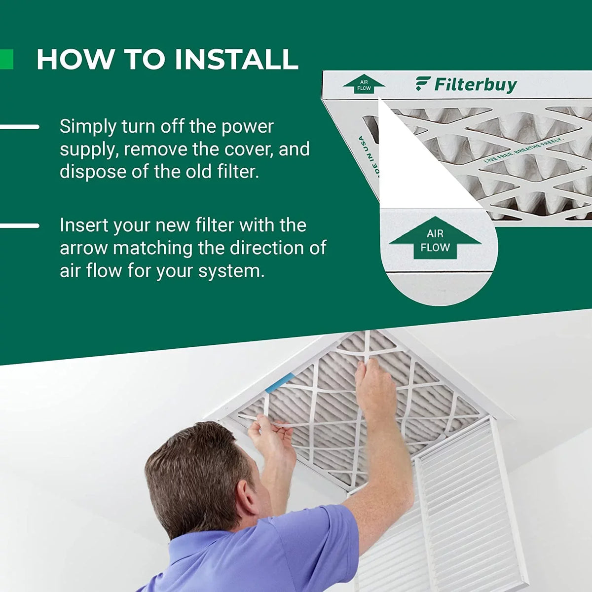 with 8 Carbon MERV Odor Filters HVAC Air Activated Filterbuy 14x20x1 AC (5-Pack) Eliminator Furnace Pleated
