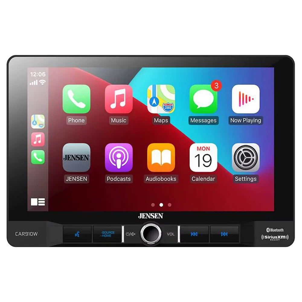 New Play Multimedia Receiver Not Jensen 9" (Does Camera Backup Discs) CAR910W with
