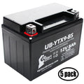 for Battery - Free, Motorcycle Suzuki Battery 1999 5-Pack 12V, 8Ah, Factory Activated, Replacement UB-YTX9-BS 600CC Maintenance UpStart GSX-R600
