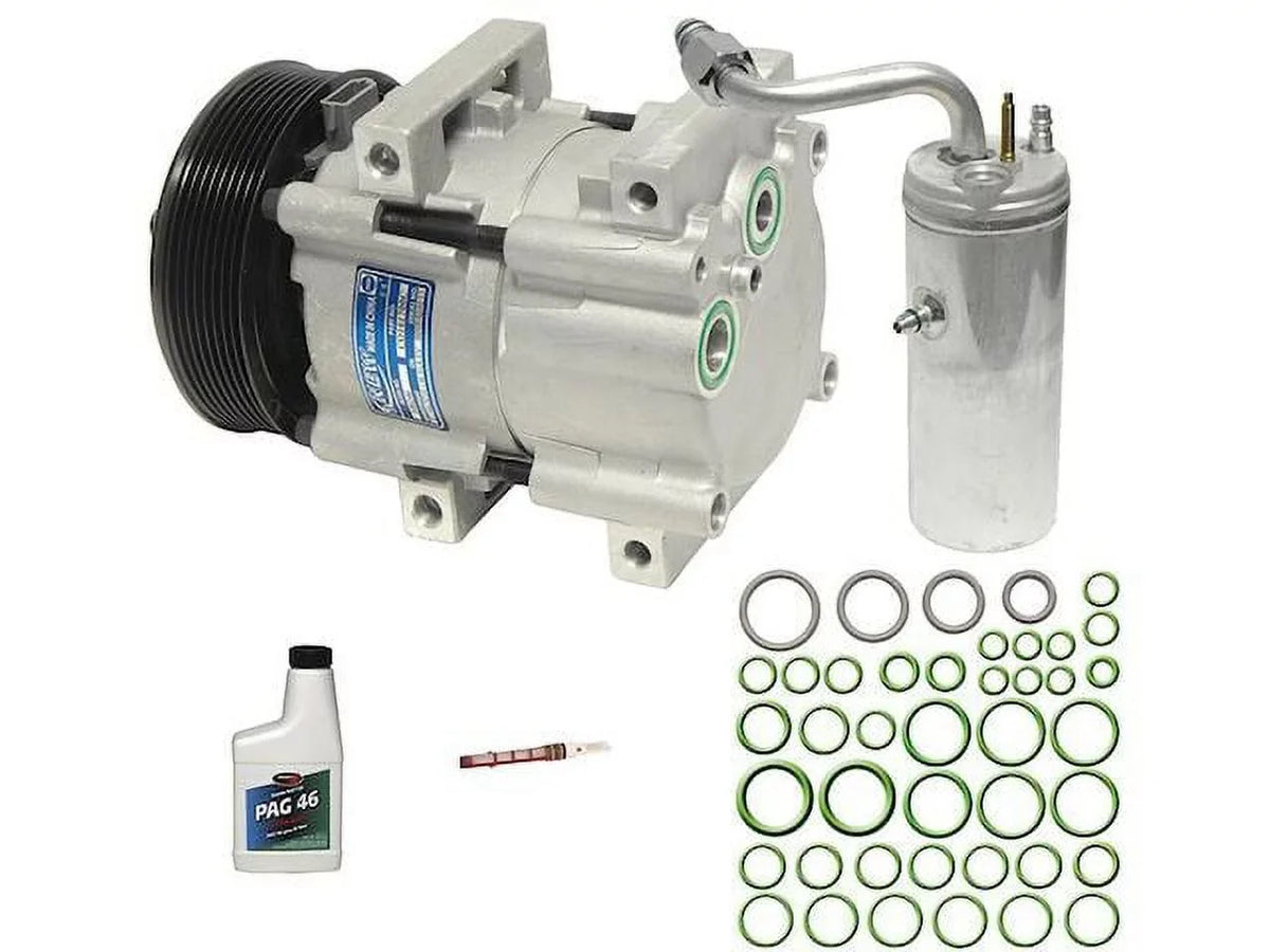 with 2001 2003 V8 Mechanical VIN 7.3L - 2000 1999 - Compressor Compatible Kit (with F Ford Orifice) Turbo Duty Diesel 2002 Fixed A/C Super F-250