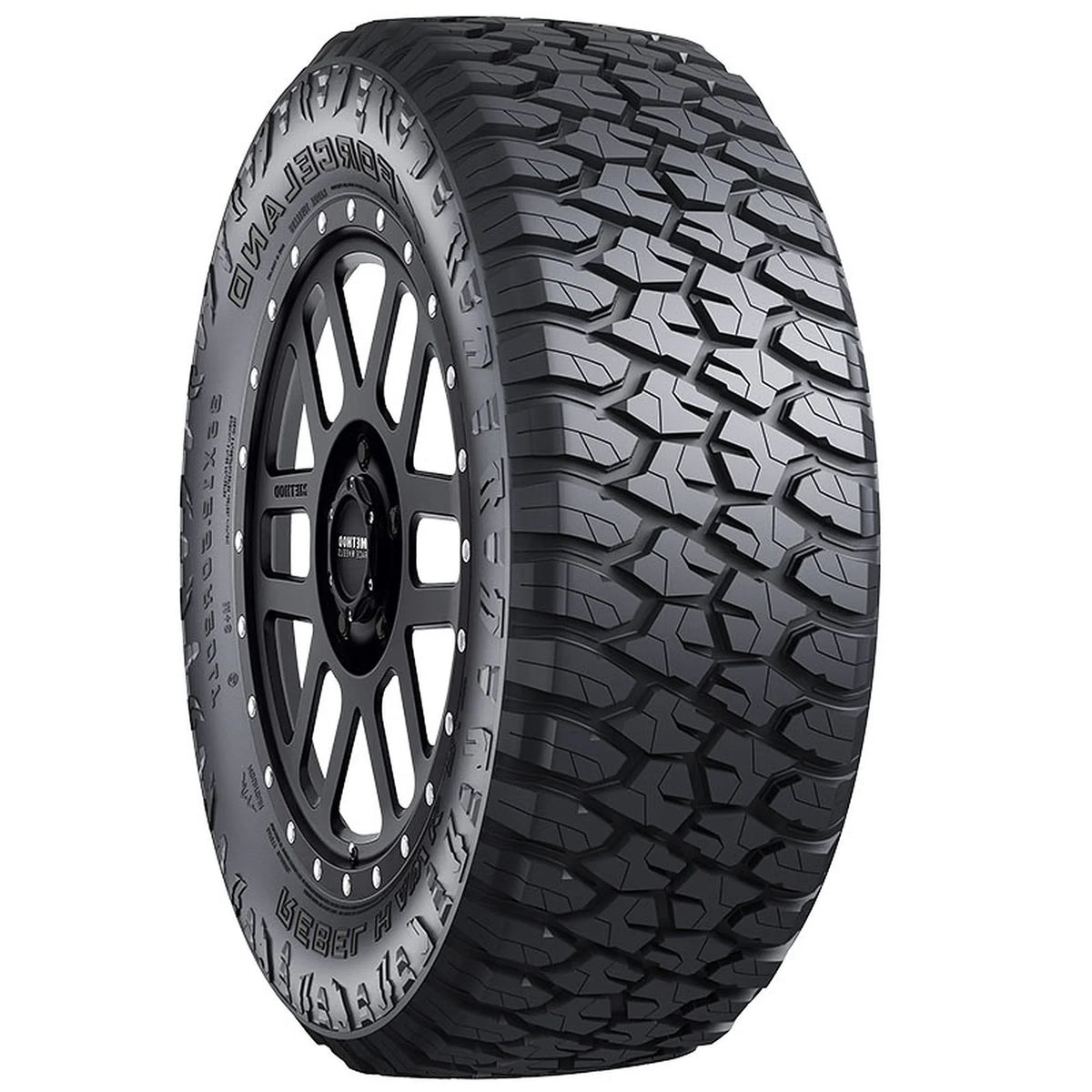 Hawk LT37X12.50R20 Rugged Tire Rebel 126Q Terrain R/T Truck Light E Forceland