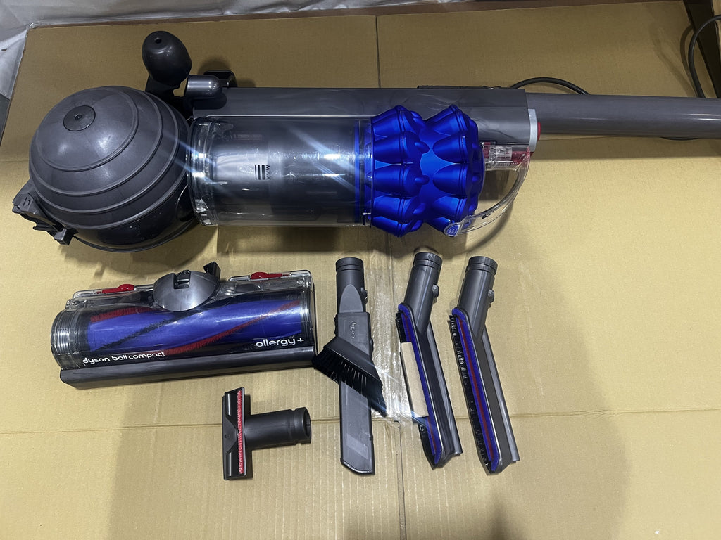 DC50 Vacuum Box Dyson 209456-02 Open Upright Iron/Blue Allergy Ball Compact