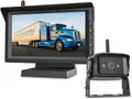 Wireless Waterproof Camera High-Speed HD Rear Lines Backup 7" Kit, Observation IR Reversing RV/ Camper/Semi-Trailer/Tractor with Cameras Monitor Trailers/ for Vision Night View Parking with