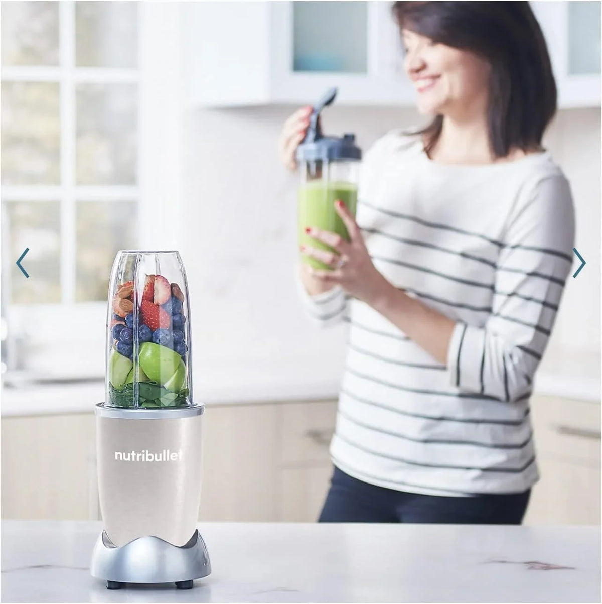 '- nutribullet® oz. Personal Pro Champagne 32 Blender Watt 900