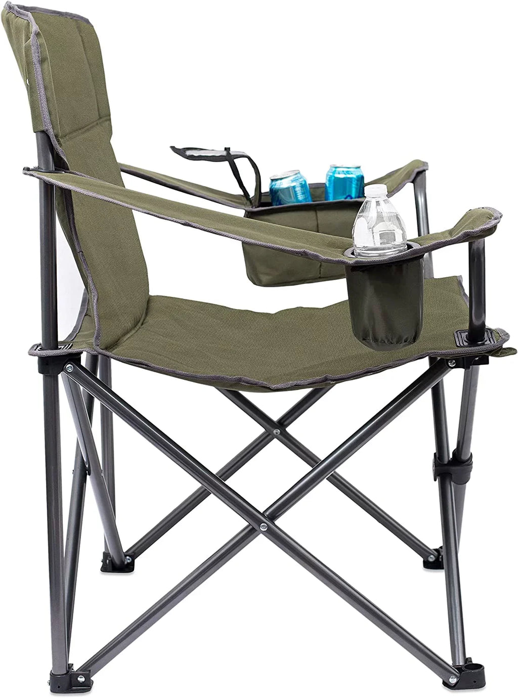 Folding Cooler - Chair - Green - - Best Wide Bag Case Extra Quad - Heavy Padded XL - Cup Sports Carrying - - Internet's Beach Duty Holder Camping - Outdoor Insulated -