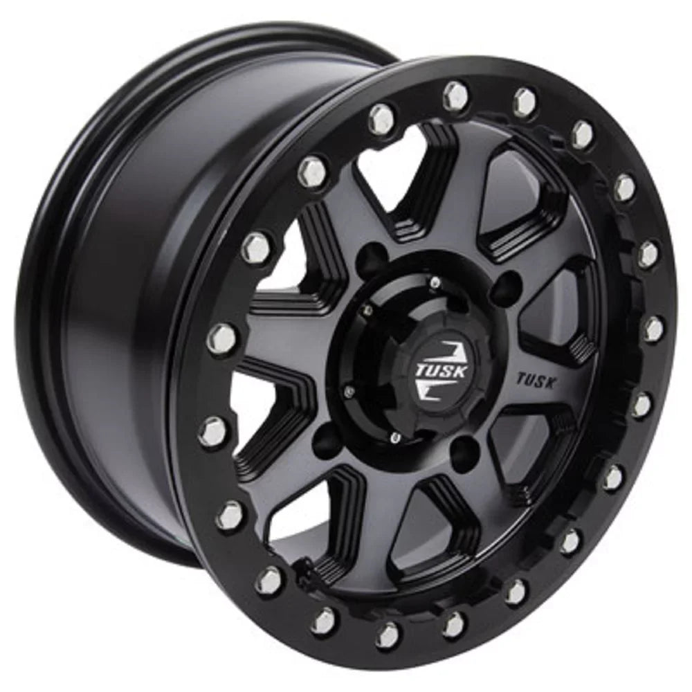 Compatible X2 14x7 Wheel 2020-2021 Beadlock Uinta With + Yamaha XT-R 4/110 5.0 Gunmetal/Black R-Spec Wolverine 2.0